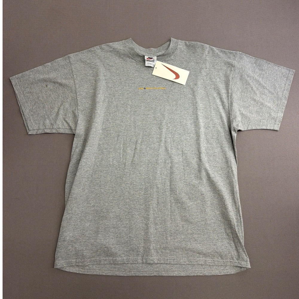 Vintage Nike Beach Volleyball T-Shirt Gray XL NWT‎ 90s Yin Yang Target Graphic